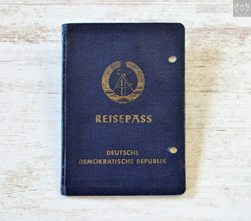 GDR 1956 passport, travel to Sudan via Switzerland