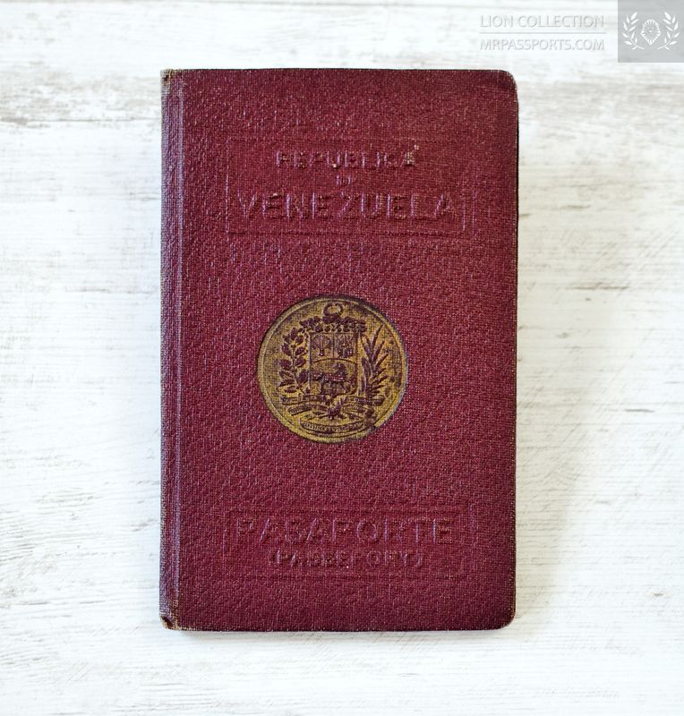 South America 1971-1976 passport