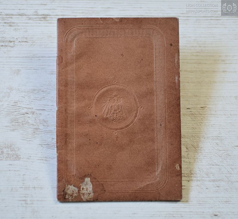 German Empire: Bavaria 1915 passport from (Count) Graf von Marogna