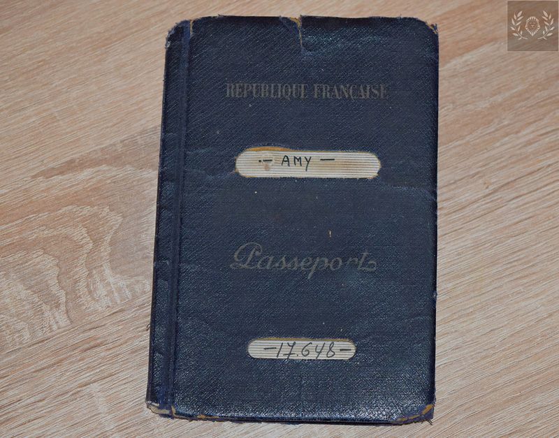 France 1958-1961 passport, Casablanca