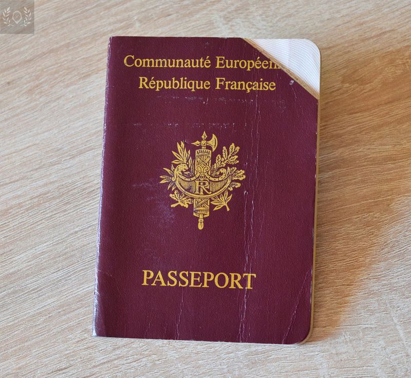 France 1996-2001 passport