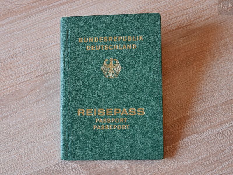 Germany 1983-1988 passport with GDR Visas