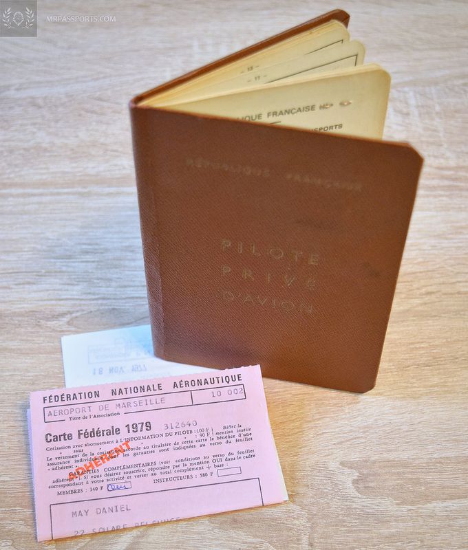 1970 France, Private Pilot Licence / Aero Commander 560A