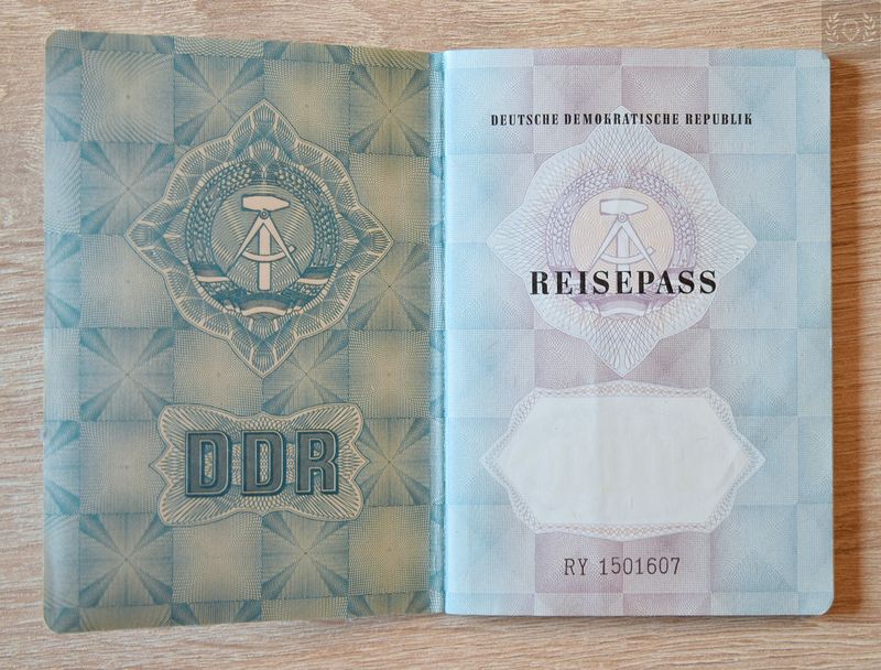 GDR 1989-1991 passport, USA Visa