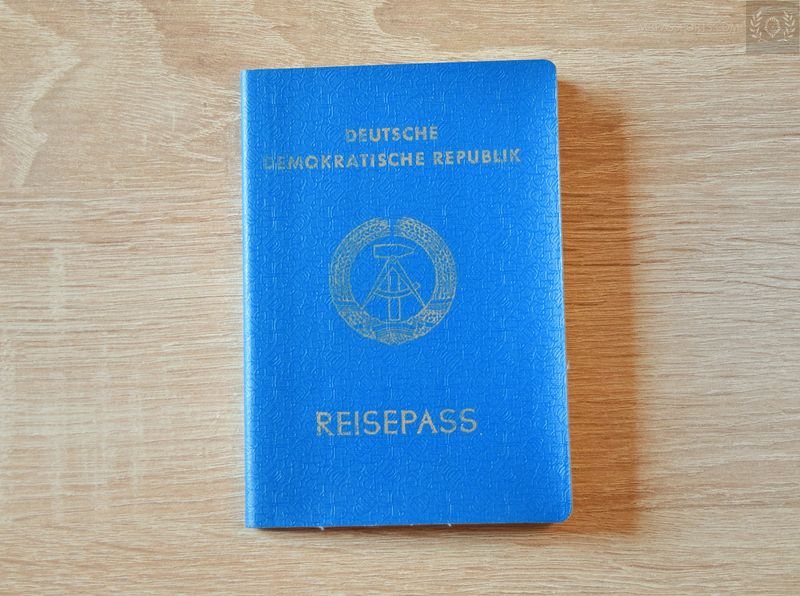 GDR 1989-1991 passport, USA Visa