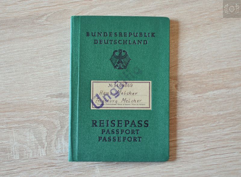 West Germany - Berlin 1956-1966 passport