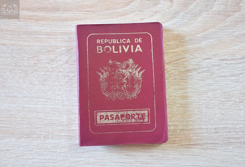 Bolivia 1983-1988 passport