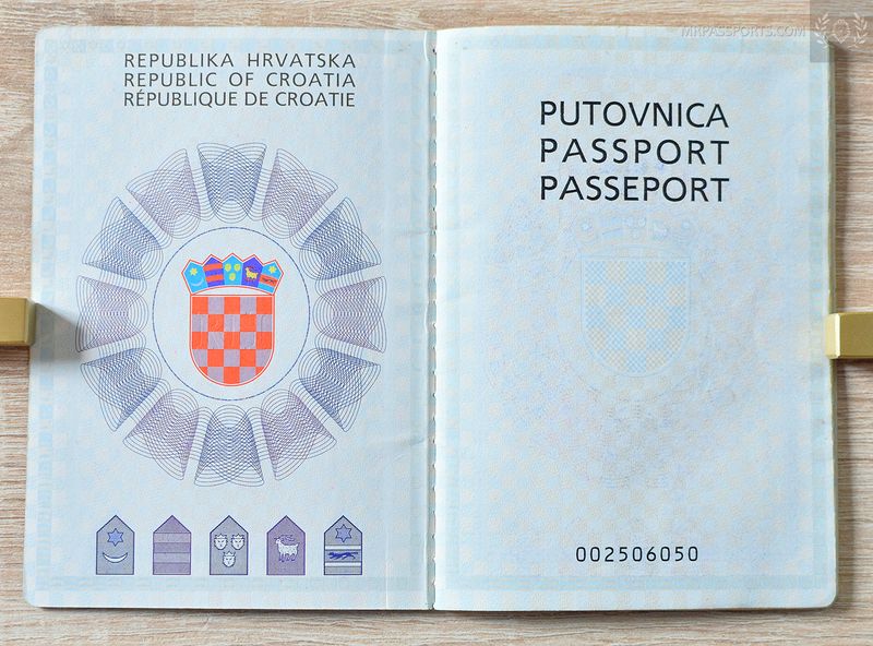 Croatia 2005-2015 passport