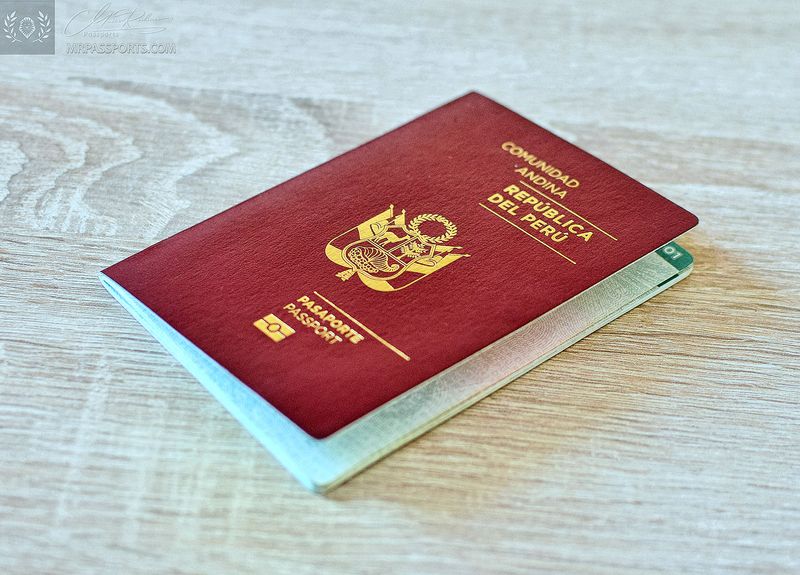 Peru 2017-2022 biometric passport / e-passport, Comunidad Andina