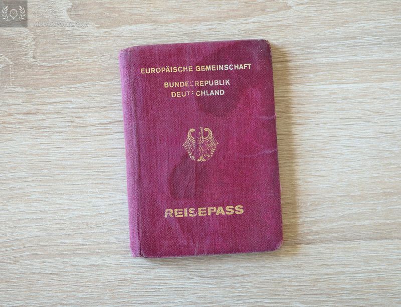 Germany, 1988-1998 passport, given at Cairo, full of visas