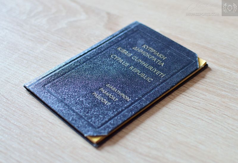 Cyprus 1961-1971 passport with visas