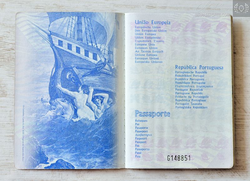 Portugal 2001-2011 Passport, excellent condition