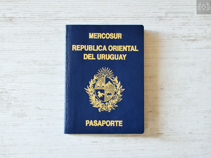 Uruguay 2009-2014 pre-biometric passport, Mercosur