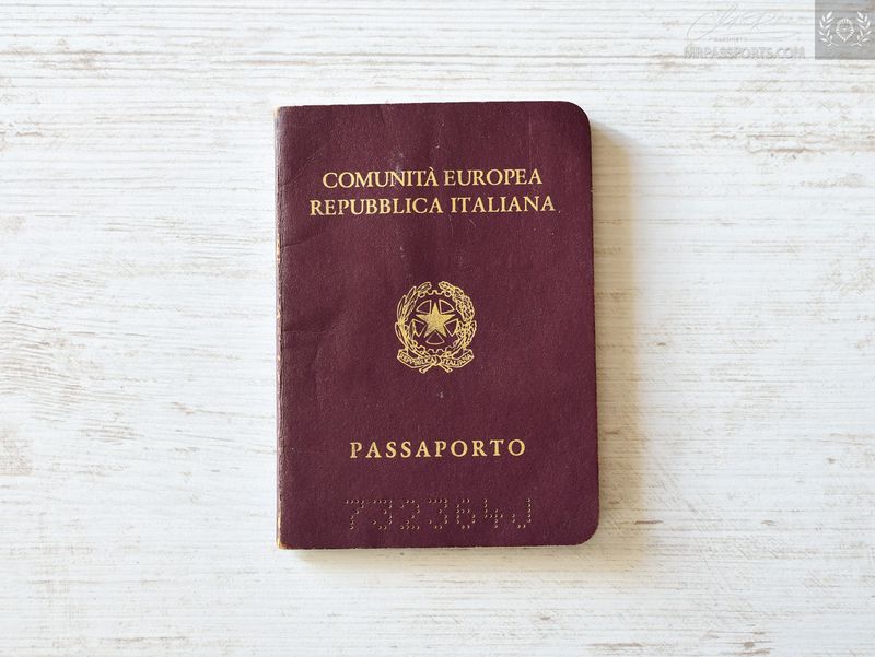 Italy 1992-1997 passport from Francisco 'Pipin' Ferreras, a famous free-diver