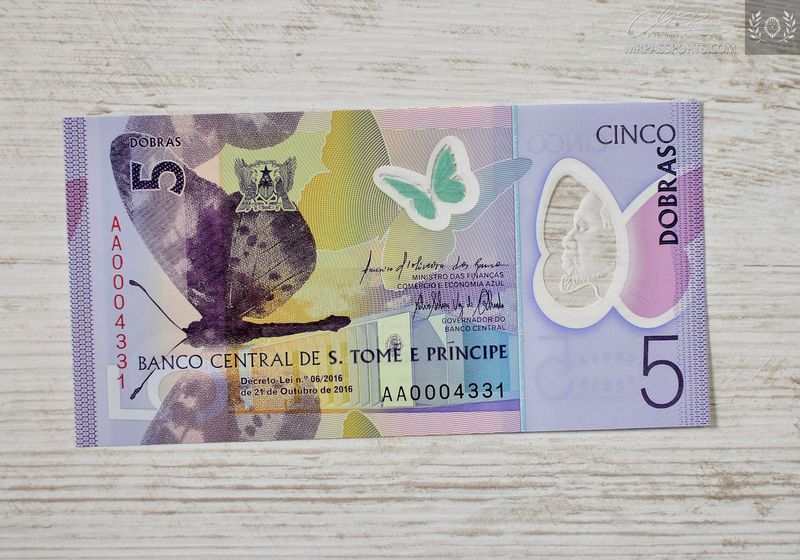 São Tomé and Príncipe, 2016 5 Dobras