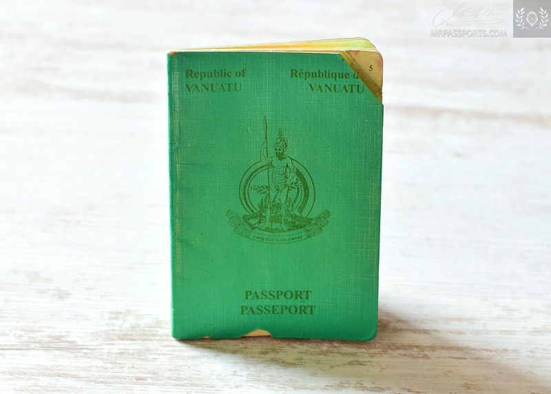 Vanuatu, 2012-2017 passport w/ rare visas, mega rare