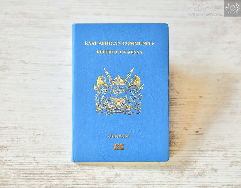 Kenya, biometric passport / e-passport mint condition, unused