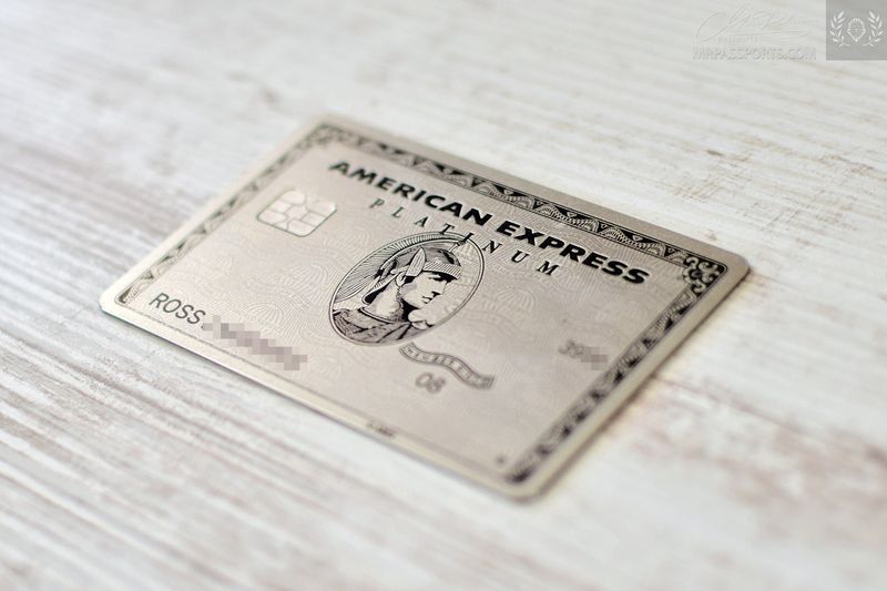 Amex platinum card - made of metal! USA