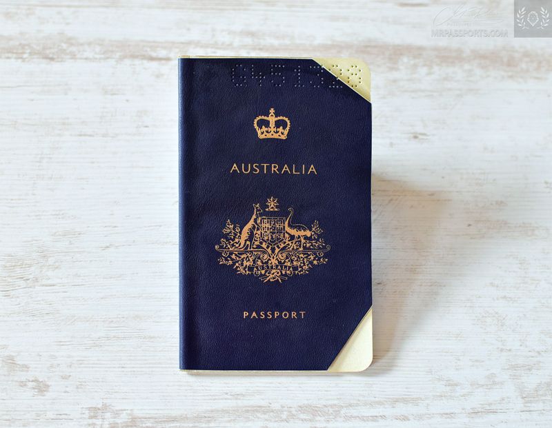 Australia 1969-1974 passport, given at Tehran
