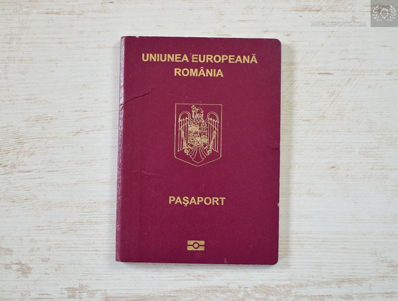 Romania 2012-2017 biometric passport / e-passport