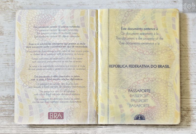 Brazil, 2014-2019 biometric passport / e-passport, mint condition