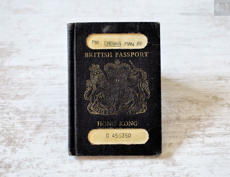 British Hong Kong, 1990-1997 passport, full of visas & mega rare