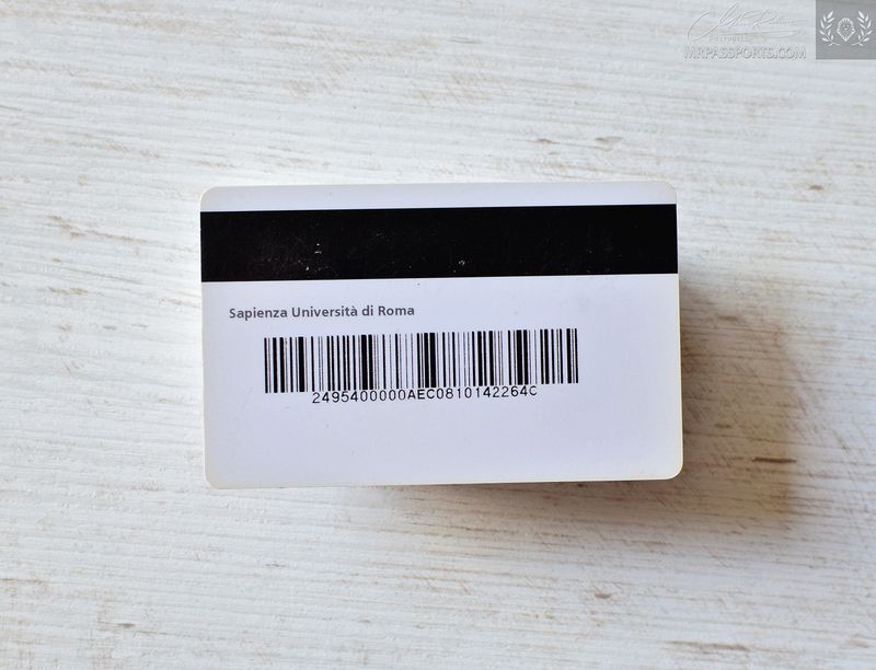 Sapienza University of Rome, Student ID card