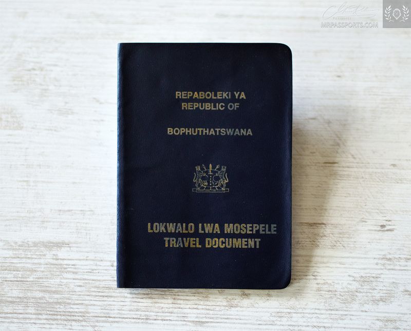 Bophuthatswana, 1985-1991 travel document (South African Bantustan/Homeland during the Apartheid regime)