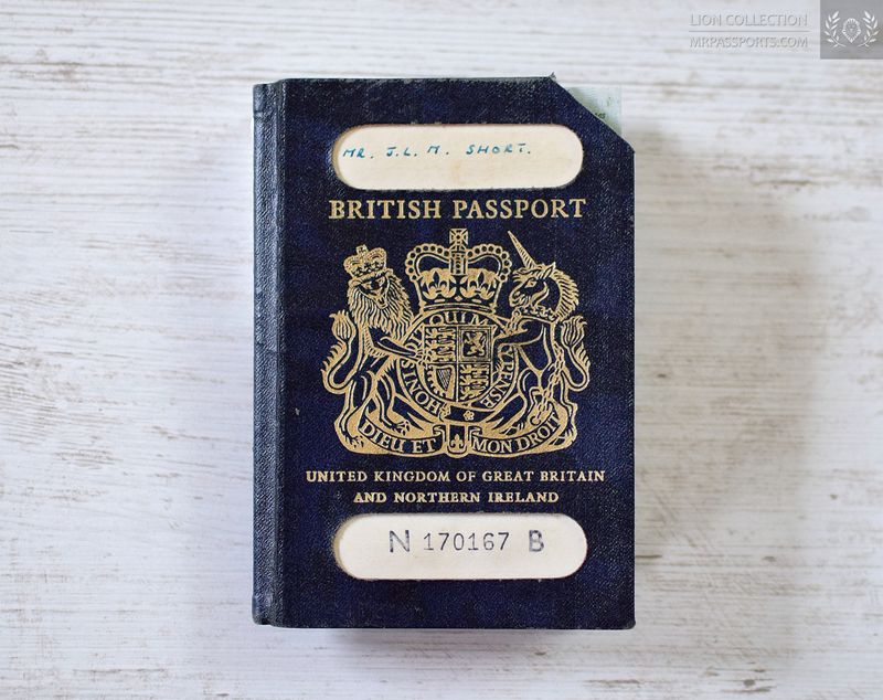 United Kingdom 1977-1987 passport, traveling during cold war era