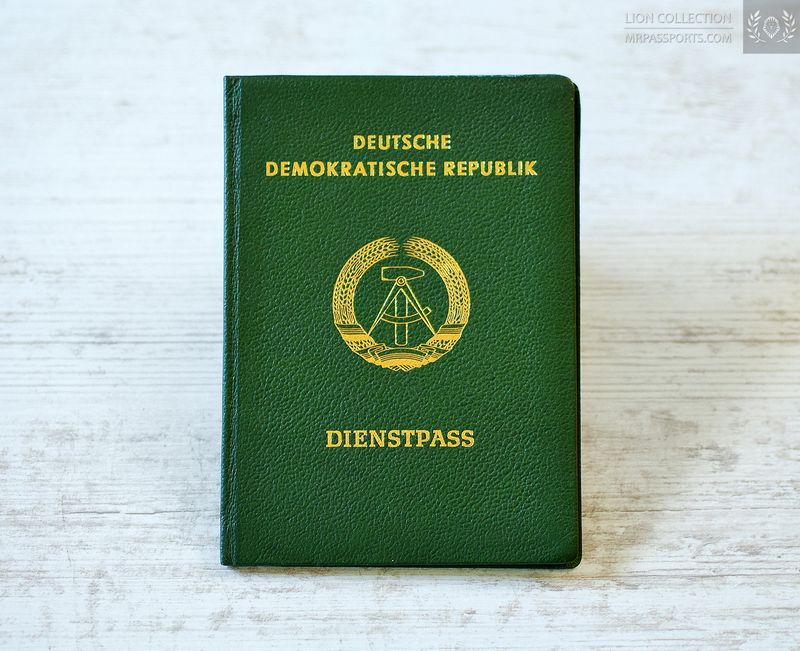 GDR, 1978-1988 Service passport of a Sports coach