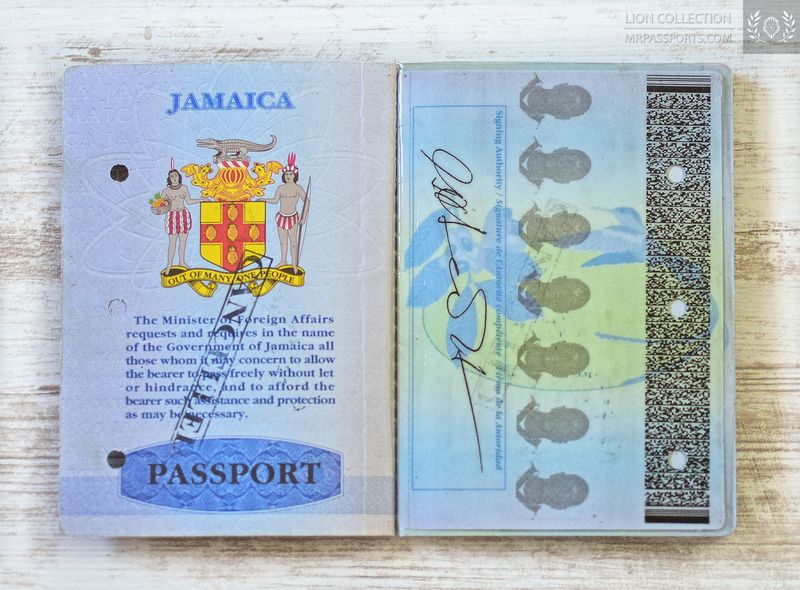 Jamaica 2002-2012 passport