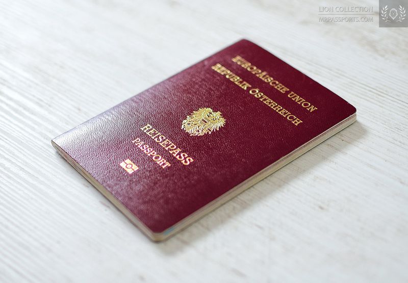 Austria, 2012-2022 biometric passport / e-passport