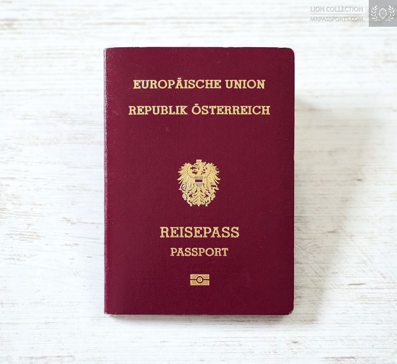 Austria, 2012-2022 biometric passport / e-passport