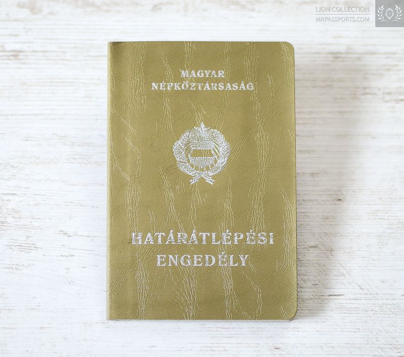 Hungary, 1984-1994 Border Crossing Permit (Yugoslavia), not a passport
