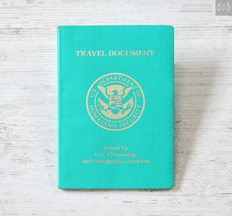 USA, 2006 travel document, not a passport