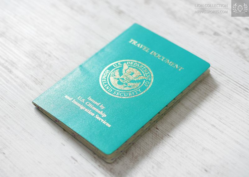 USA, 2006 travel document, not a passport