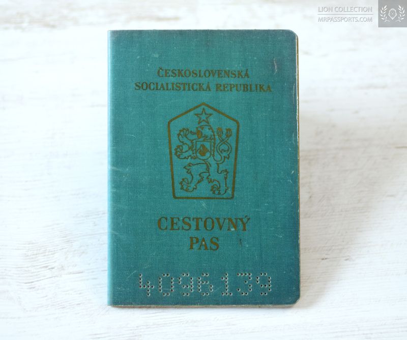 Czechoslovak Socialist Republic 1971-1976 passport