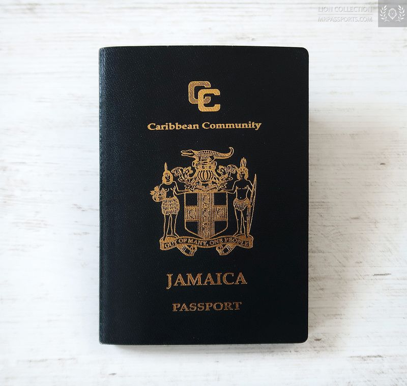 Jamaica, 2012-2022 pre-biometric passport, Caribbean Community (CC)