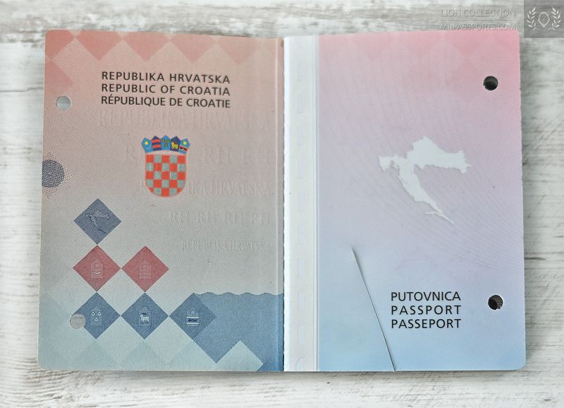 Croatia 2011-2016 biometric passport / e-passport