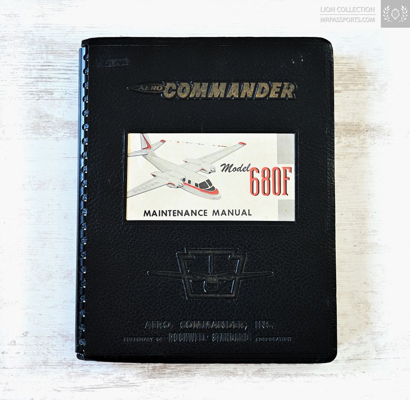 Rockwell Aero Commander 680-F Maintenance manual