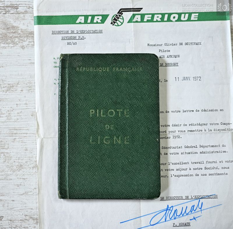 France, 1955-1970 ATPL (pilot licence)