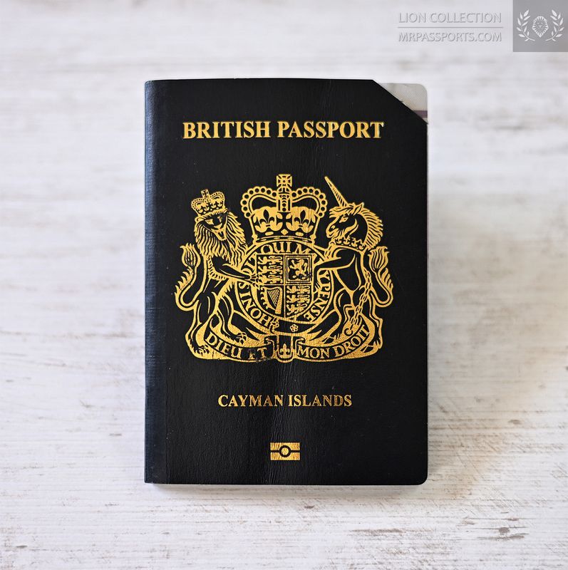 Cayman Islands, biometric passport / e-passport post-Brexit British passport  Series C