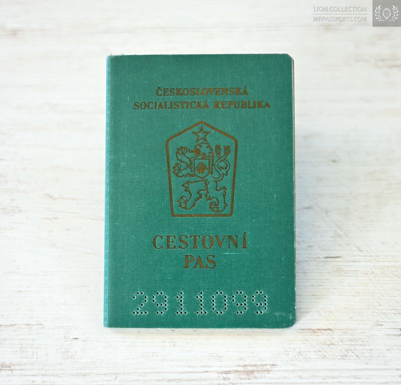 Czechoslovakia SR, 1975-1988 passport, cold war era, extremely rare