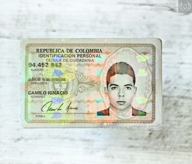 Colombia, 1994 Identification card
