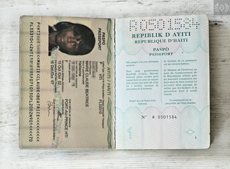 Haiti, 2002-2007 passport