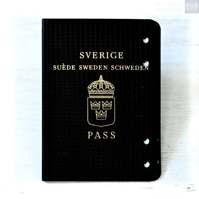 Sweden, 1989 passport, Brussels