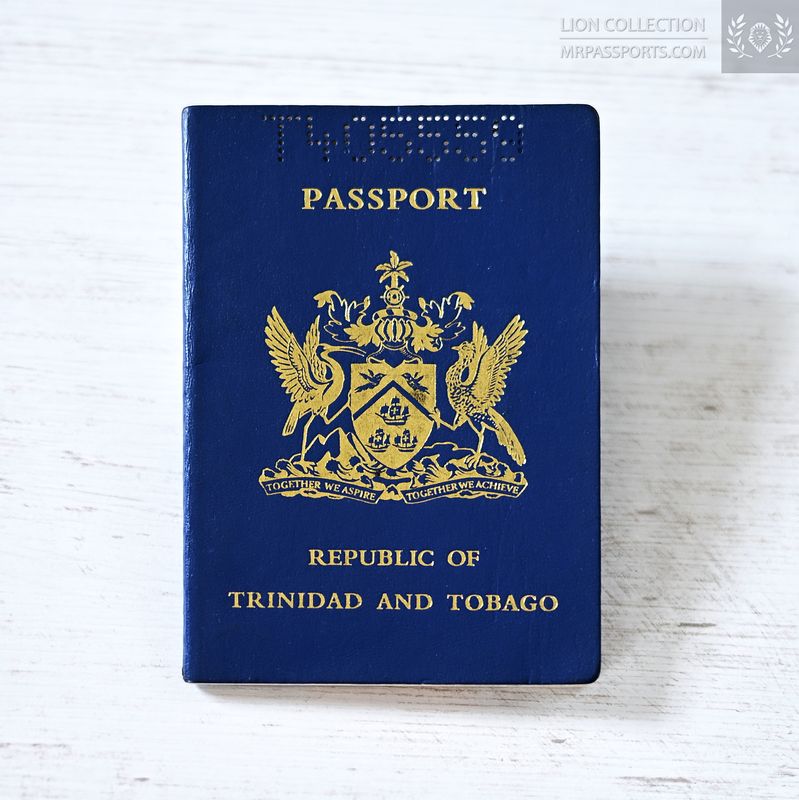 Trinidad and Tobago, 1996-2006 passport, mint, unused