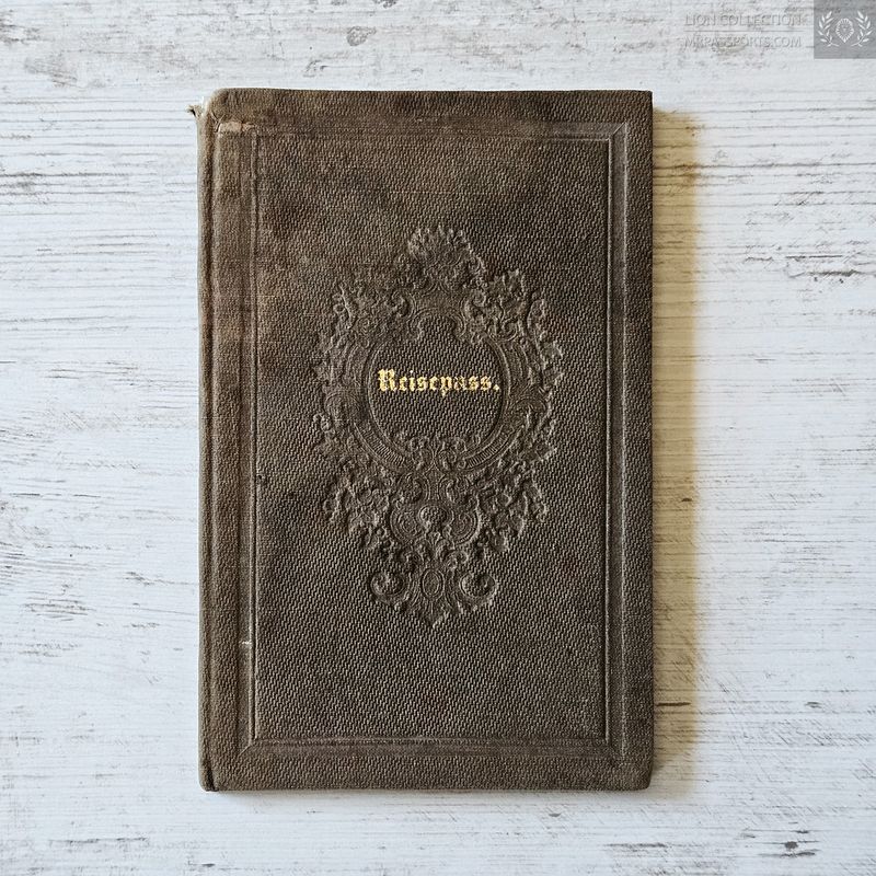 Switzerland, 1856 Canton of Basel "Wanderbuch" passport