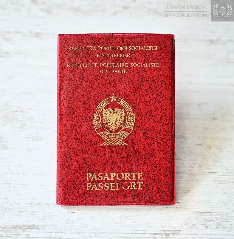 PSR Albania, 1990-1995 passport