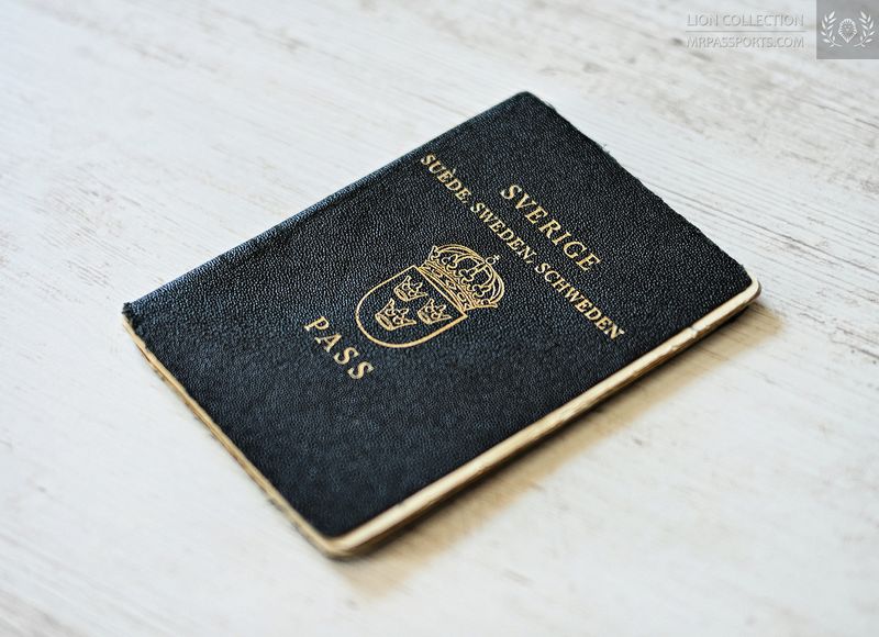Sweden, 1957-1962 passport w/ additional pages, full of visas, cold war era, issued in Berlin